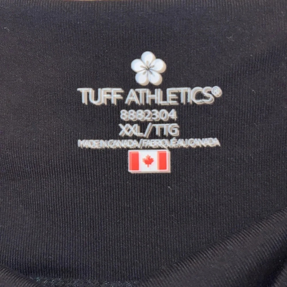 Tuff athletics forest green printed leggings Sz XXL - Picture 8 of 17